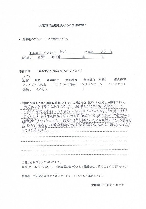 20代 包茎