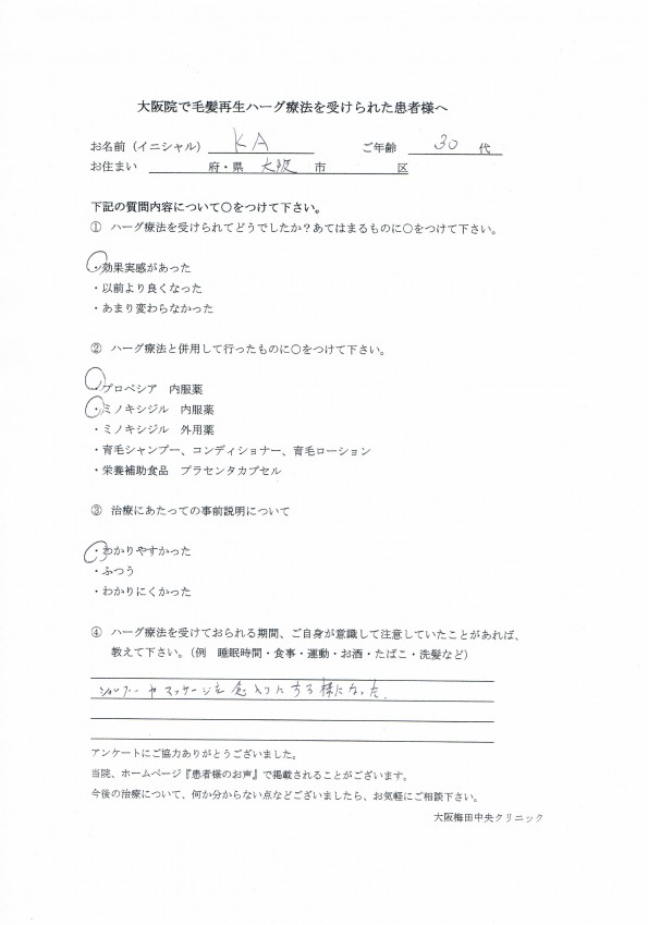 K.A様 30代 ハーグ